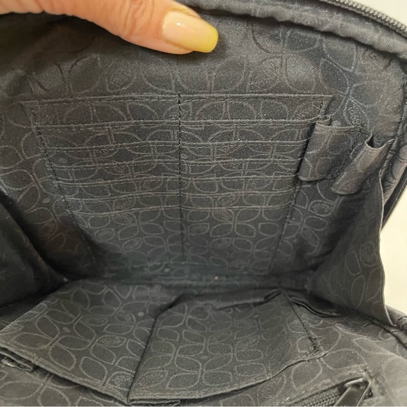 Fossil Womens ZB2840 Black Leather Flap Front Wallet Crossbody Bag - Picture 12 of 13